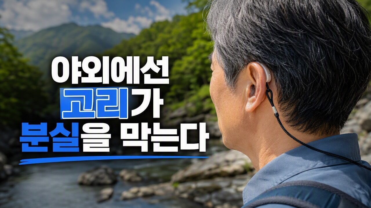 보청기 분실 방지 고리 야외 활동 시 착용법과 주의점