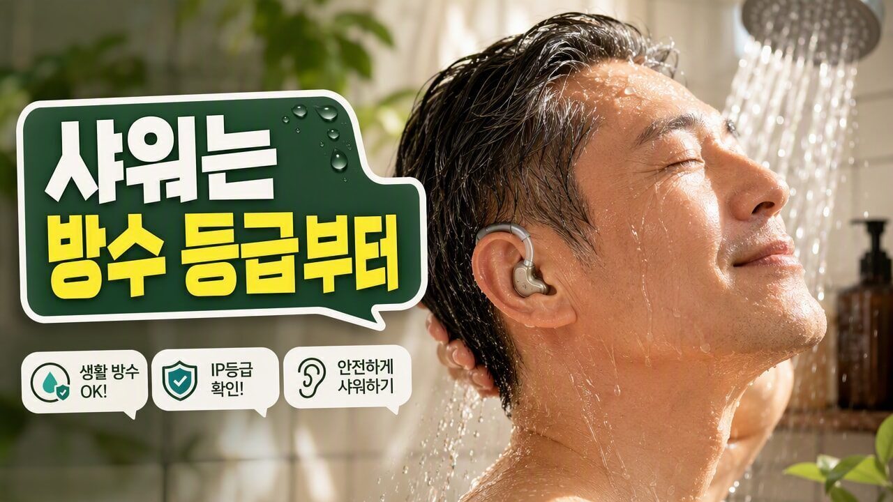 보청기 방수 등급 믿고 샤워해도 될까? 사용 전 확인할 항목과 고장 위험 상황별 정리