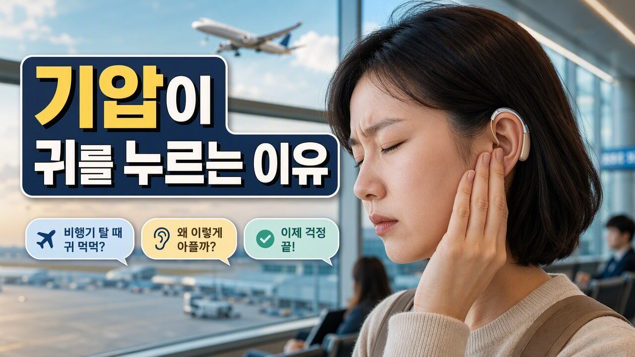 보청기 착용한 채 비행기(기압 변화) 타도 될까? 사용 전 확인 항목과 위험 신호