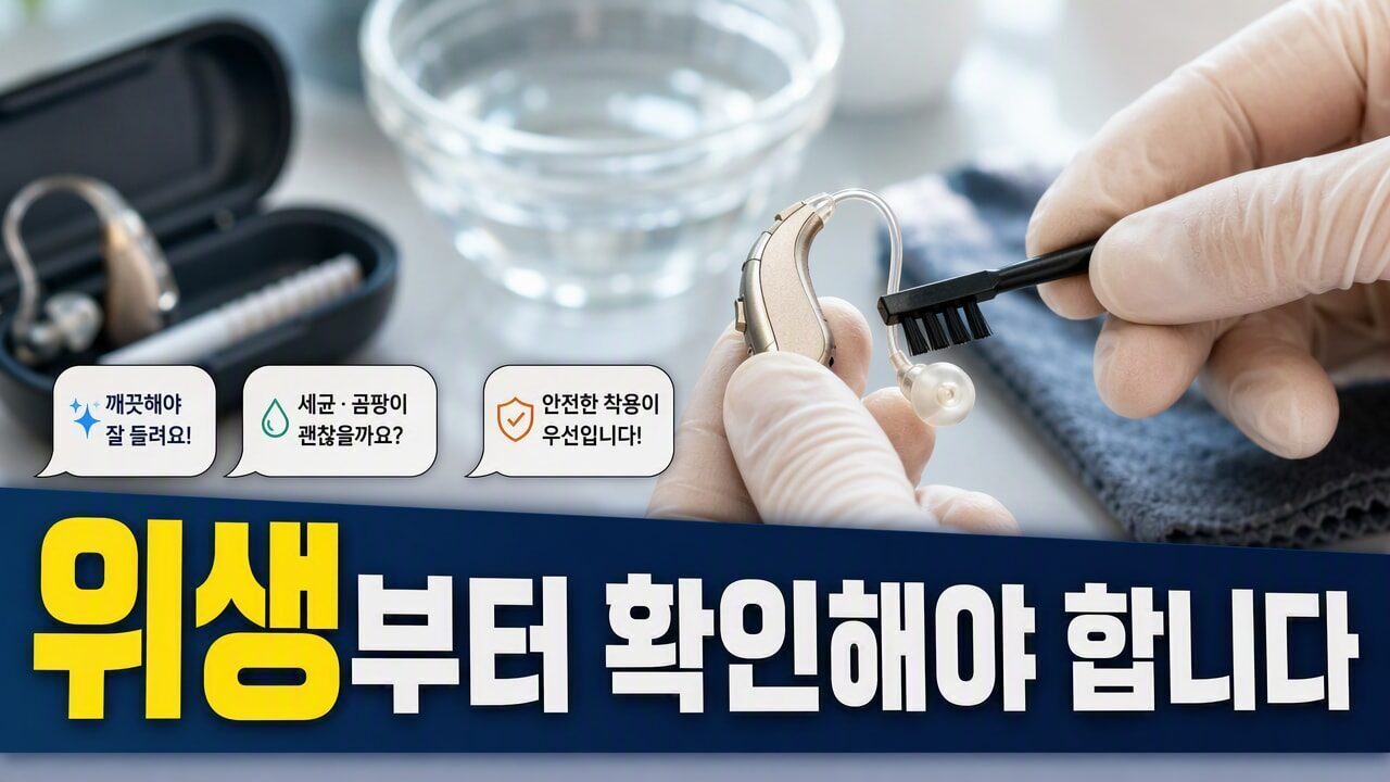 중고 보청기 구매 후 초기 적응이 느릴 때 점검 순서, 위생·출력값·착용 위치 중 어디부터 확인할까?