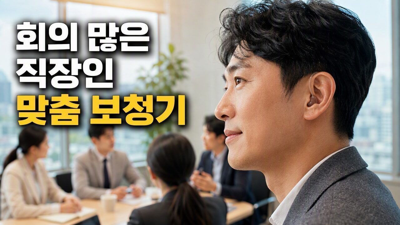 성수동보청기 직장인 회의 맞춤형 보청기 기능 비교와 선택 기준