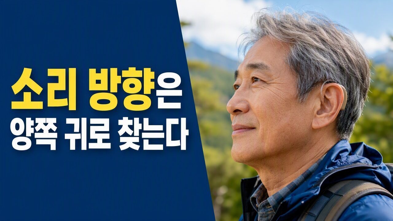 보청기 양이 착용 시 방향 감각이 개선되는 원리와 적응 기간